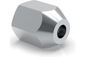 AUPROTEC 10 raccordi a vite da 3/8" x 24 per tubo del freno da 4,75 mm e tipo H, connettore professionale DIN/ISO 1651