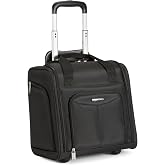 Amazon Basics Underseat Luggage 34 x 24 x 36 cm, Black