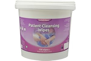 ECOTECH 706072 Patient Cleansing Wipes (Pack of 150)