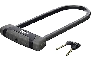 ABUS U-lock Granit XPlus 540 - Candado de bicicleta con cilindro XPlus - Nivel de seguridad 15 - Negro/gris