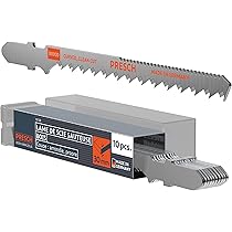 Kwb Lames De Scie Sauteuse Pour Le Bois En Acier HCS Flexible Avec Tige à Une Came (tige En T), Denture En Plongée, épaisseur De Lame Extra-épaisse, Tranchant Durable, Laquées Noir, Grossières