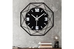 VIVILINEN 30CM Orologio da parete Orologio da parete Moderno silenzioso Decorativo a batteria senza ticchettio per soggiorno, cucina, camera da letto