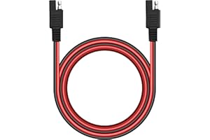 YACSEJAO Cavo di prolunga da SAE a SAE, 16 AWG, per batterie a pannello solare, per trattori e altri