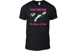 THE SMITHS & MORRISSEY THE SMITHS/MORRISSEY T-Shirt The Queen is Dead cd Image Band Tee Black