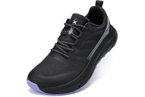 Kricely Zapatillas Trail Running Hombre de Ancho Extra Calzado de Correr en Montaña Antideslizantes Zapatillas de Trekking Ligeras Zapatos Deportivo de Exterior