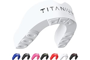 Titanium Sports Mundschutz (weiß, Erwachsene (+12))