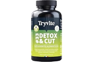 DETOX&CUT Quemagrasas Potente Para Adelgazar Rapido y Efectivo Mujer | Fat Burner | Fórmula Adelgazante Mejorada 2025 | TRYVITE 90 Pastillas Para Adelgazar Muy Rapido