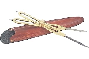 THE NEW ANTIQUE STORE Artist Proportional Scale Divider Drawing Tool Professional 9” Long Solid brass with Heavy Duty Steel Point