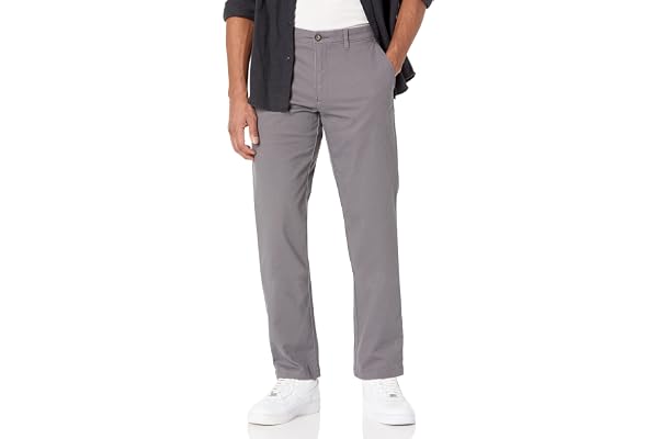 Amazon Essentials herr Rak passform vardaglig stretch chinos byxa