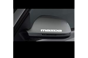 myrockshirt 2 x Spiegel Aufkleber Spiegelaufkleber MazdaAufkleber Autoaufkleber Auto Tuning Sticker Aufkleber mit Montage Set inkl. Estrellina-Montage-Rakel® & „Estrellina-Glücksaufkleber®“