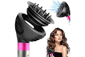 GEBRAZY Diffuseur Pour Dyson Airwrap Styler HS01 HS05 HS08, Embout Diffuseur Dyson Airwrap, Diffuseur Cheveux Bouclés, Buse De Diffusion Convertible Pour Airwrap Styler En Sèche-Cheveux