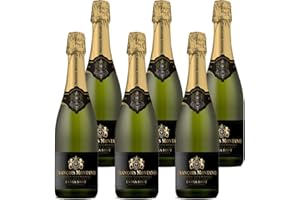 Francois Montand Sparkling Wine - Traditional Method - Blanc de Blancs Extra Brut - France (6 x 0.75 L)
