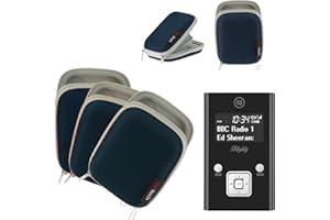 Navitech Portable Blue Hard Water Resistant mp3 / Mini DAB FM Digital Music Player Radio Case/Cover Compatible with The VQ Blighty