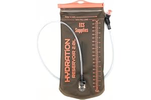ECS Supplies Hydration Reservoir Bladder 2L, Leak Proof BPA Free Water Bag