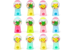 VICHOS 12Pcs Gomme Twisters per Cancellare Bambini, Mini Gadget Compleanno Bambini & Bambinia, Qualità Gomme da Cancellare per Regalini Fine Festa Compleanno Bambini