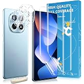 WILLONE Screen Protector for Xiaomi Redmi Note 15, Protective Film 2 Pieces with 2 x Camera Lens Protector, Self-Repairing, C