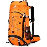 Outplea Hiking Backpack 60L Lightweight Waterproof, Mountain and Trekking Backpack Men Women with Rain Cover, Travel Backpack