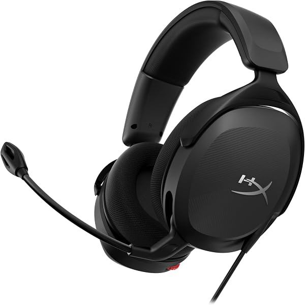 HyperX 683L9AA Medium Cloud Stinger 2 Core DTS Headphone X Spatial Audio Gaming Headset, Medium, Wired Black