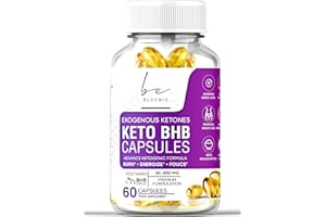 beBloomie Keto Capsules - 60 Capsules - Ketosis, Weight Management Keto Capsules