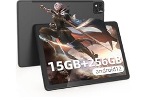 DOOGEE T10Pro Android Tablets, 10.1" Tablet PC, 15GB + 256GB, Expandable Memory Gaming Tablet, 2.4/5G WiFi, TÜV Low Blue Light