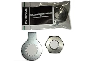 MOTOPOLIS R6 YZF 600 1000 FZS 600 FAZER FZ6 TDM 850 THUNDERCAT THUNDERACE - ÉCROU DE PIGNON ET RONDELLE DE CRÉMAILLÈRE - AVANT