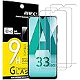 NEW'C 3 Pack Designed for Samsung Galaxy A33 5G Screen Protector Tempered Glass, Case Friendly Anti Scratch Bubble Free Ultra Resistant