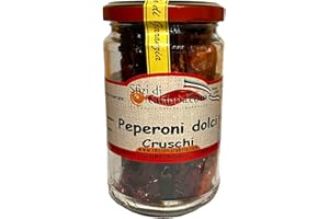 SFIZIDICALABRIA.COM PRODOTTI TIPICI CALABRESI Peperoni Cruschi Dolci Gia Pronti in Vaso In Vetro ml 314 Prodotti Tipici Calabresi