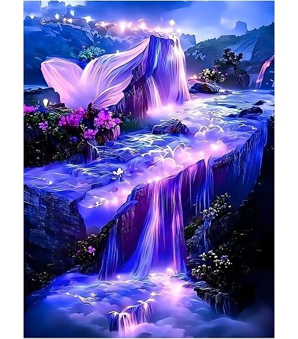 Diamond Painting Lune, 5D Diamond Painting Kit complet pour adultes, lac peinture diamant bricolage pour enfants et adultes, diamant pour décoration de maison, cadeau femme, 30 x 40 cm, -4076
