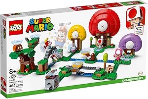 LEGO 71368 Super Mario Set de Expansión: Caza del Tesoro de Toad, Juguete de Construcción para Niños y Niñas a partir de 8 años