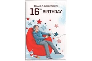 DYOONOER AUNNO Birthday Card for Sixteen (16) Year Old Boy - Free Post (UK)
