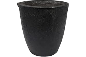 ROSENTHAL COLLECTION #4-8Kg Clay Graphite Crucibles Premium Black Foundry Cup Furnace Torch Melting Casting Refining for Gold. Also Great for Silver, Copper, Brass, Aluminum