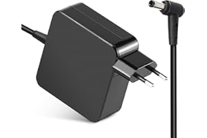 VUOHOEG 19 V 3,42 A 65 W Laptop Zasilacz Ładowarka do Asus R556 R556L R556LA X751 X751M X751L X751LX X751LAV X751S X751NA X751N F55 F55L F55LA F5555555555 551C F; 551 X551 X551M X551MA X551C AC adapter ładowarka