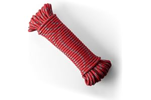 ‎SNURO SNURO Polypropylen Seil - Seil mit starkem PP Kernmaterial für hohe Stabilität - Reißfeste Schnur für Outdoor, Survival & Garten - reissfest & leicht