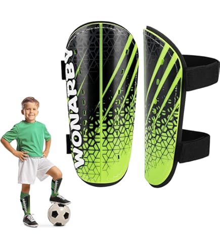 Parastinchi Da Calcio Per Bambini | Arcobaleno Glitterato | Con Doppie Cinghie Regolabili | Protezione Antiscivolo 5-12 Anni