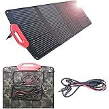 Pannello Solare,110W Pannelli Solari Pieghevoli, Pannello Solare Pannelli Solari Portatili Pieghevole Modulo Solare per Power