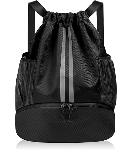 Borsa Sportiva Impermeabile 42x34cm - Zaino Coulisse Per Palestra E Spiaggia - Foto 8