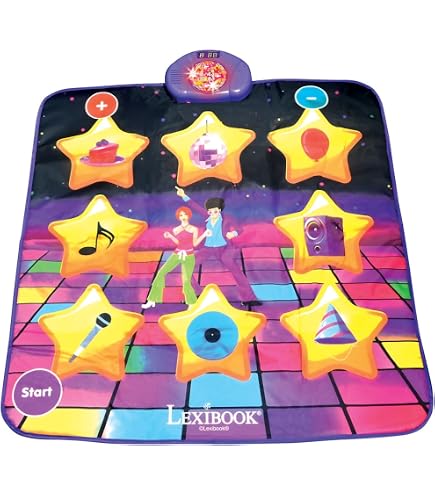 Tapis De Danse LED Pour Enfants – 8 Flèches Lumineuses, Bluetooth, 6 Modes De Jeu, Rechargeable – Cadeau Anniversaire Noël 3-12 Ans