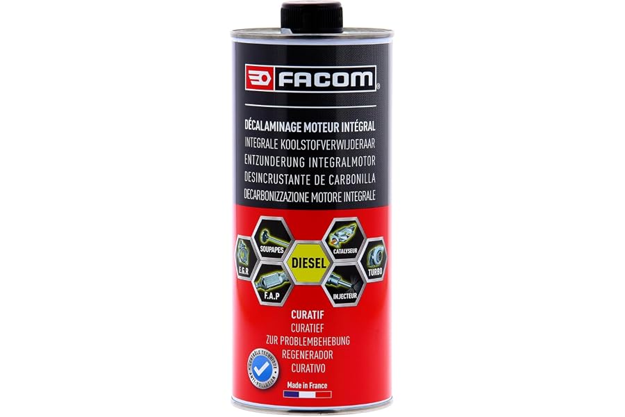 FACOM 006025 Décalaminage Moteur Intégral Diesel, décrassant moteur-CURATIF- Nettoyage vanne EGR, turbo, catalyseur et filtre