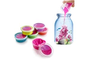 XIAOHONG Magic Sand - 6 Pack Colorful Hydrophobic Sand, Never Gets Wet - Perfect Gifts for Kids and Adults, Stress Reliever, Learning Tool, Party Favors