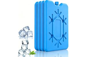KJSXUUE Platta kylbatterier set med 200 ml per styck, kompakta kylelement för kylväska, kylbox och matlåda, lämplig för campi