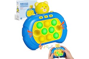 PLUNACK Game Machine, Quick Push Bubbles Game, Decompressione Breakthrough Puzzle Game Machine Toys, Elettronica per bambini e adulti, Sensory Fidget Toys