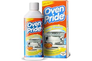 OVEN PRIDE Oven Cleaner - 500ml Complete Oven Cleaning Kit with Safety Gloves & Cleaning Bag - Cleans First Time - Oven Cleaner Heavy Duty - Degreases Oven Without Scrubbing