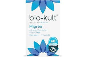 Bio-Kult Migréa | 14 Strains + Magnesium & Vitamin B6 | Head, Nervous System & Gut Support | 60 Capsules