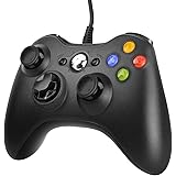 Controller per PC Xbox 360, Game Controller per Xbox 360, Wired Controller Compatibile per Xbox 360/Xbox 360 Slim, USB Wired 