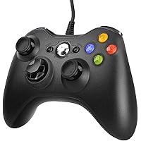 Controller per PC Xbox 360, Game Controller per Xbox 360, Wired Controller Compatibile per Xbox 360/Xbox 360 Slim, USB Wired 