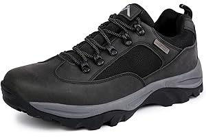 CC-Los Men's Waterproof Hiking Shoes/Walking Shoes/Work Shoes Non-Slip,Size 6.5-13