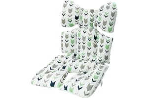 LAT LEE AND TOWN Baby Pushchair Seat Liners, Pram Liner Universal Baby Stroller Seat Cushion 100% Cotton Pushchair Liner Thick Baby Stroller Liner Pad for Toddler Infant, Arrow