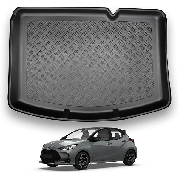 Ontto Custodia Portachiavi Auto In ABS Per Toyota Auris Camry RAV4 Yaris - Design In Fibra Di Carbonio Con Tasti Luminosi