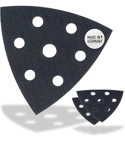 Lot 90 Feuilles Abrasives Triangles | Grain 40 à 800 Pour Ponceuse Mouse - Oxydé Aluminium