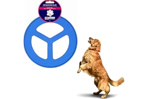 FunkyPaw PETAVERSE® Flexible TPU Dog Flying Disc | Frisbee Interactive Tossing Toy | 8'' 20cm | Non-Toxic Material Chew Puppy Tough Outlasts Most | Pet Training Outdoor Fetch Exercise